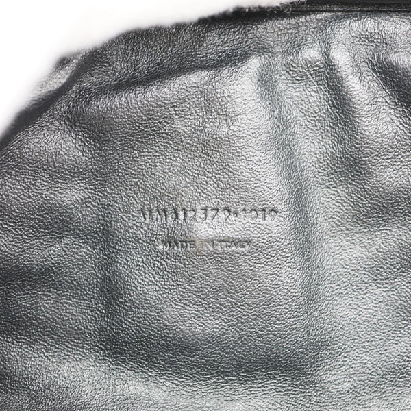 YVES SAINT LAURENT Lou Mini Chevron Leather Camera Crossbody Bag White