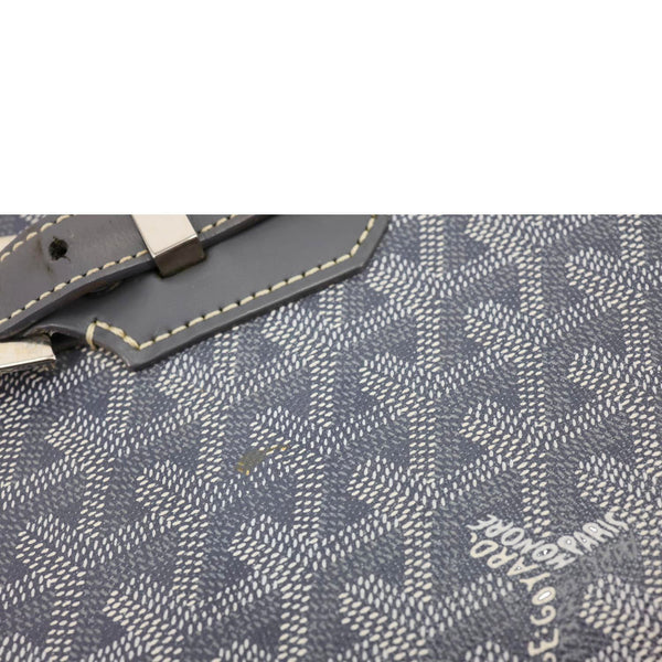 GOYARD Okinawa PM Chevron Print Canvas Tote Bag Grey
