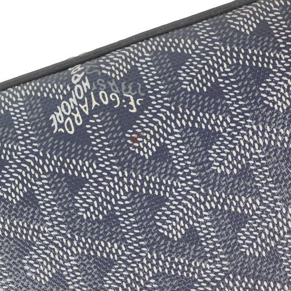 GOYARD Okinawa PM Chevron Print Canvas Tote Bag Grey