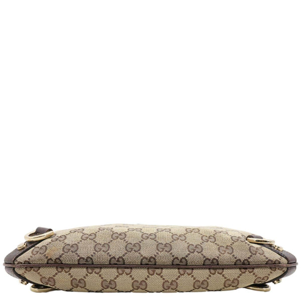 GUCCI Abbey D-Ring GG Canvas Crossbody Bag Beige 131326