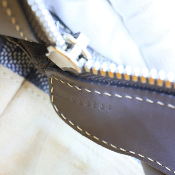 GOYARD Okinawa PM Chevron Print Canvas Tote Bag Grey