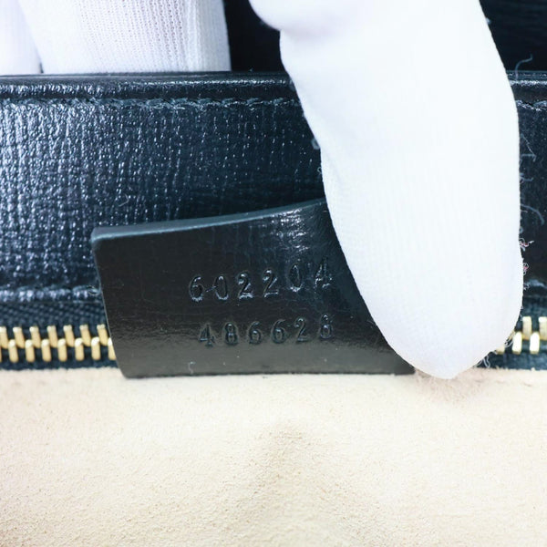 GUCCI Horsebit 1955 Mini Calfskin Leather Shoulder Bag Black 602204