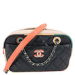 CHANEL Cuba Quilted Leather Camera Crossbody Bag Multicolor