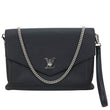 LOUIS VUITTON Mylockme Leather Chain Crossbody Bag Black