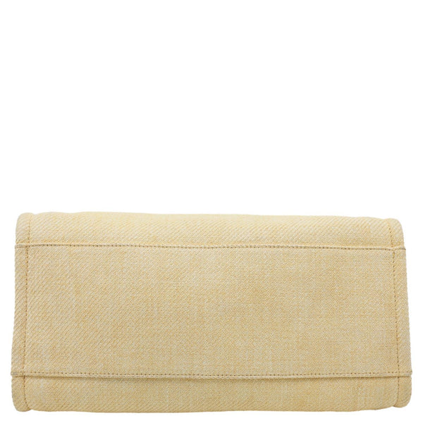 CHANEL Deauville Large Raffia Shopping Tote Bag Beige