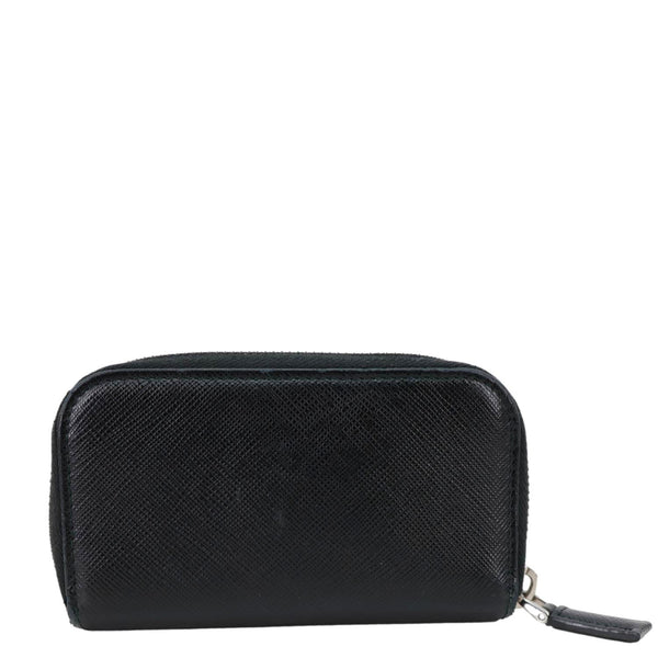 PRADA Saffiano Leather Key Holder Black