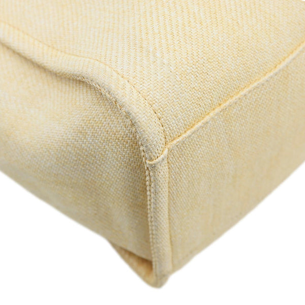 CHANEL Deauville Large Raffia Shopping Tote Bag Beige
