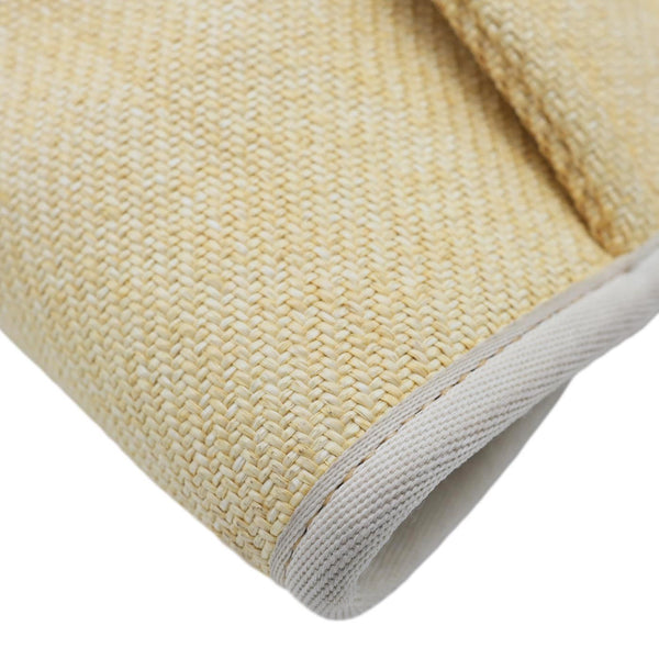 CHANEL Deauville Large Raffia Shopping Tote Bag Beige