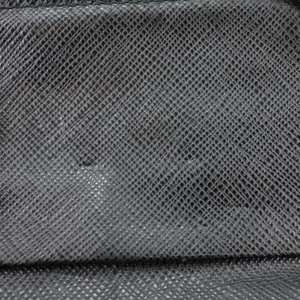 PRADA Saffiano Leather Key Holder Black