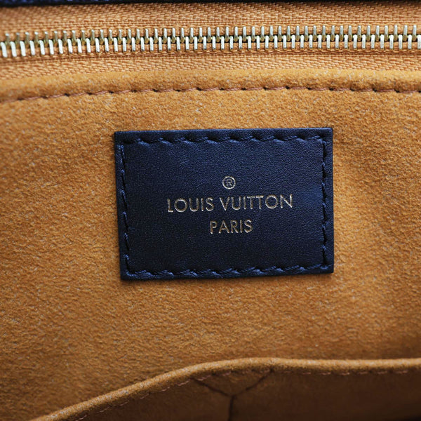 LOUIS VUITTON Onthego MM Giant Monogram Empreinte Shoulder Bag Black