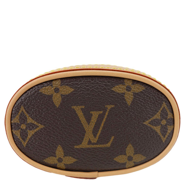 LOUIS VUITTON Fold Me Pouch Monogram Canvas Shoulder Bag Brown