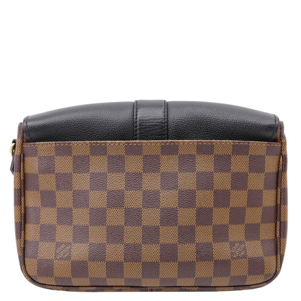 Louis Vuitton Clapton Damier Ebene Shoulder Bag Black
