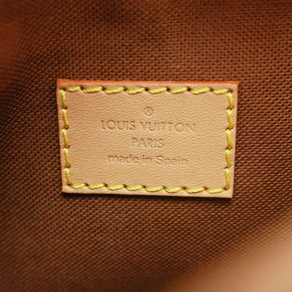 LOUIS VUITTON Fold Me Pouch Monogram Canvas Shoulder Bag Brown