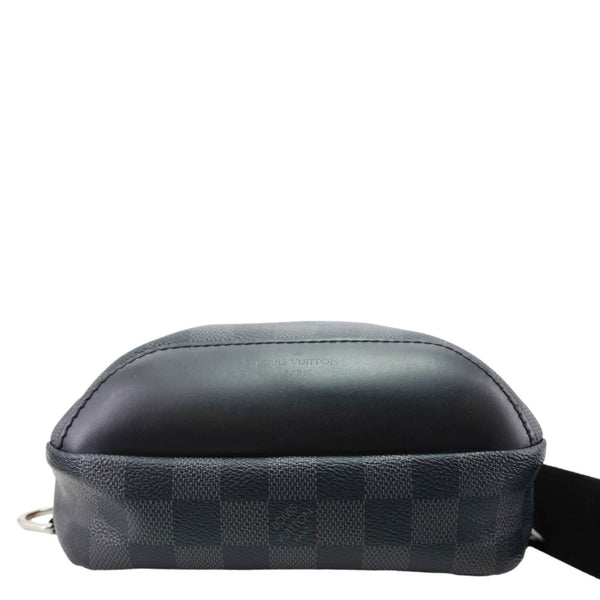 LOUIS VUITTON Avenue Sling Damier Graphite Backpack Bag Black
