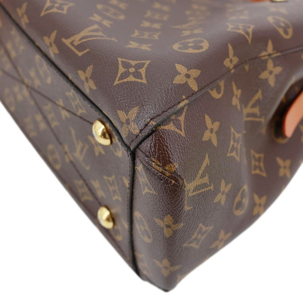LOUIS VUITTON Montaigne MM Monogram Canvas Shoulder Bag Brown