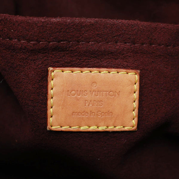 LOUIS VUITTON Montaigne MM Monogram Canvas Shoulder Bag Brown
