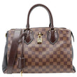 LOUIS VUITTON Normandy Damier Ebene Satchel Shoulder Bag Brown