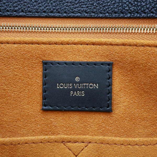 LOUIS VUITTON Onthego GM Giant Monogram Empreinte Shoulder Bag Black