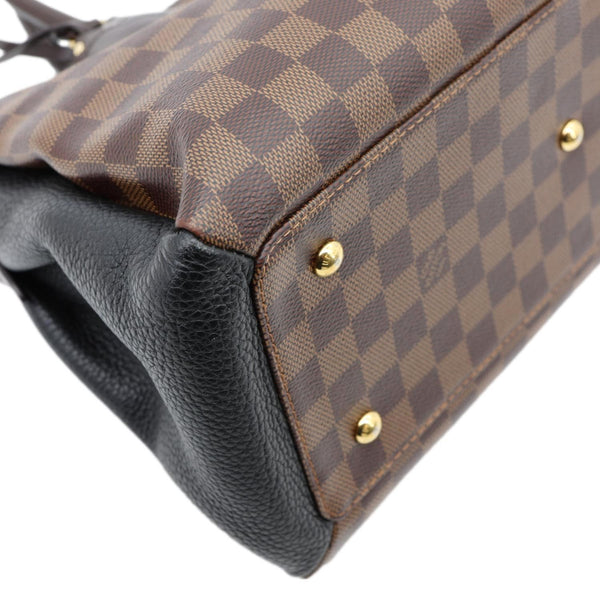 LOUIS VUITTON Normandy Damier Ebene Satchel Shoulder Bag Brown
