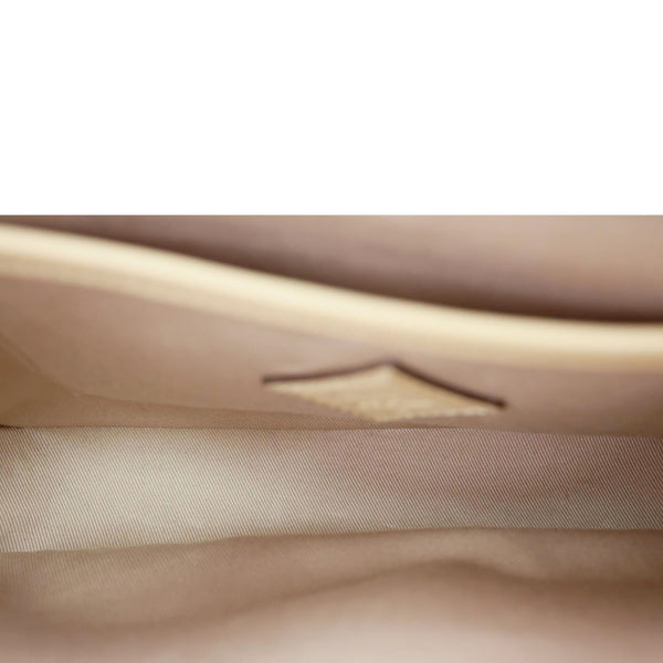 MCM Visetos Coated Canvas Pochette Cream