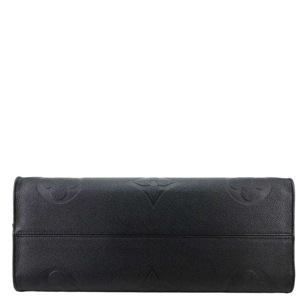 LOUIS VUITTON Onthego GM Giant Monogram Empreinte Shoulder Bag Black
