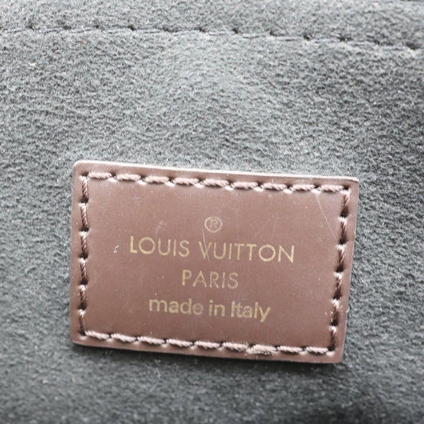LOUIS VUITTON Normandy Damier Ebene Satchel Shoulder Bag Brown