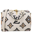 LOUIS VUITTON Speedy 25 Bandouliere Wild at Heart Monogram Canvas Shoulder Bag Creme