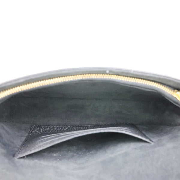 LOUIS VUITTON Ivy Empreinte Leather Wallet On Chain Shoulder Bag Black