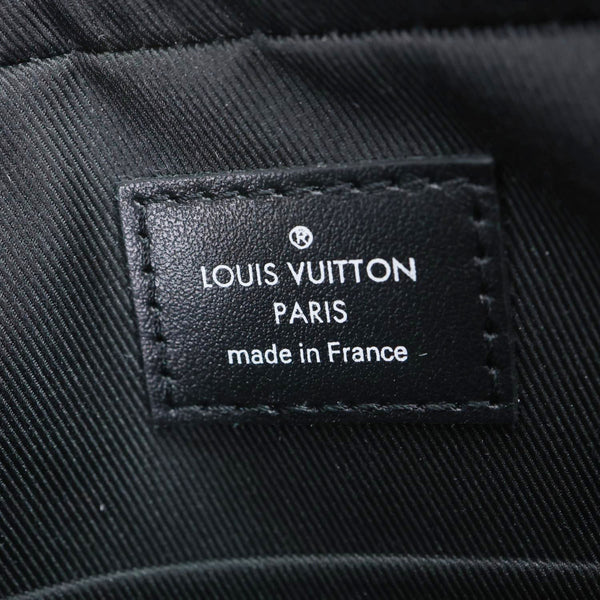 LOUIS VUITTON Graffiti Trio Monogram Eclipse Canvas Messenger Bag Black