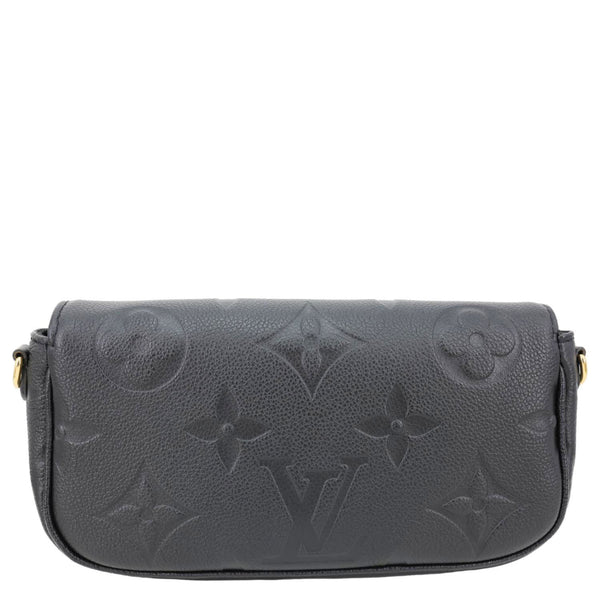 LOUIS VUITTON Ivy Empreinte Leather Wallet On Chain Shoulder Bag Black