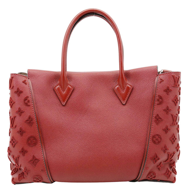 LOUIS VUITTON  W PM Veau Cachemire Calfskin Tote Bag Maroon