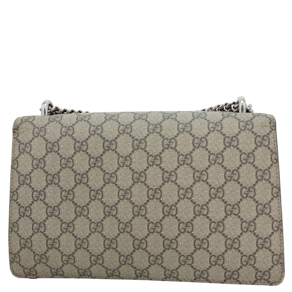 GUCCI Dionysus Small GG Supreme Canvas Shoulder Bag Beige 400249