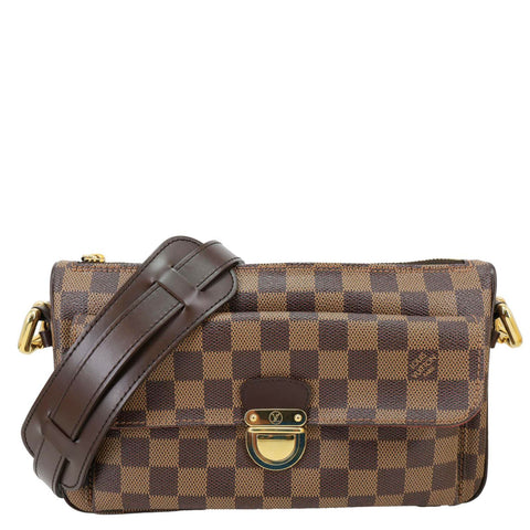 LOUIS VUITTON Ravello GM Damier Ebene Shoulder Bag Brown