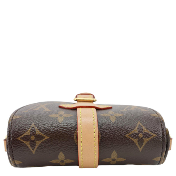 LOUIS VUITTON Micro Chantilly Monogram Canvas Crossbody Bag Brown