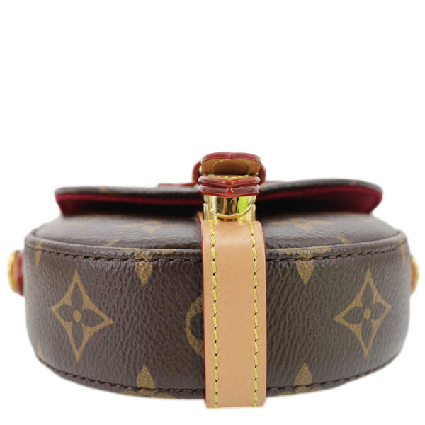 LOUIS VUITTON Micro Chantilly Monogram Canvas Crossbody Bag Brown
