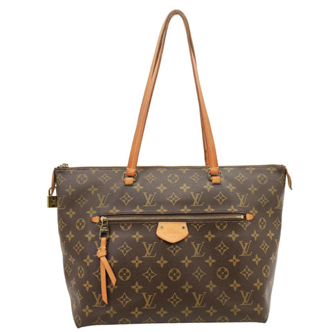 LOUIS VUITTON Iena MM Monogram Canvas Shoulder Bag Brown