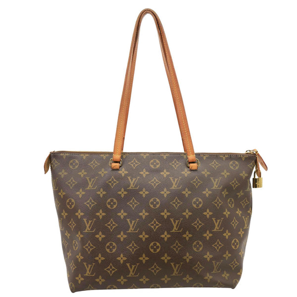 LOUIS VUITTON Iena MM Monogram Canvas Shoulder Bag Brown