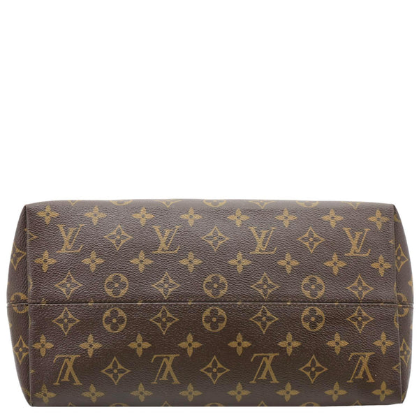 LOUIS VUITTON Iena MM Monogram Canvas Shoulder Bag Brown
