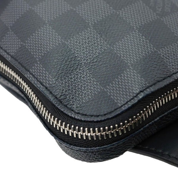 LOUIS VUITTON Avenue Sling Damier Graphite Backpack Bag Black