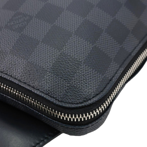 LOUIS VUITTON Avenue Sling Damier Graphite Backpack Bag Black