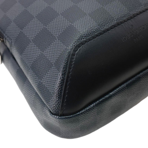 LOUIS VUITTON Avenue Sling Damier Graphite Backpack Bag Black