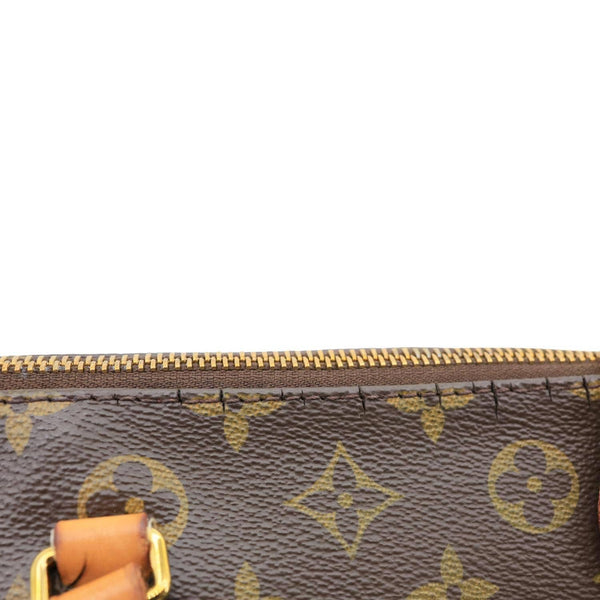 LOUIS VUITTON Iena MM Monogram Canvas Shoulder Bag Brown