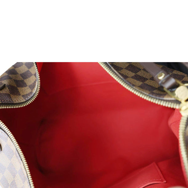 LOUIS VUITTON Duomo Damier Ebene Hobo Bag Brown