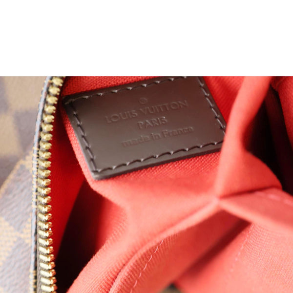 LOUIS VUITTON Duomo Damier Ebene Hobo Bag Brown