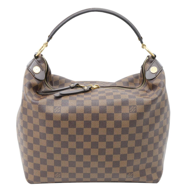 LOUIS VUITTON Duomo Damier Ebene Hobo Bag Brown