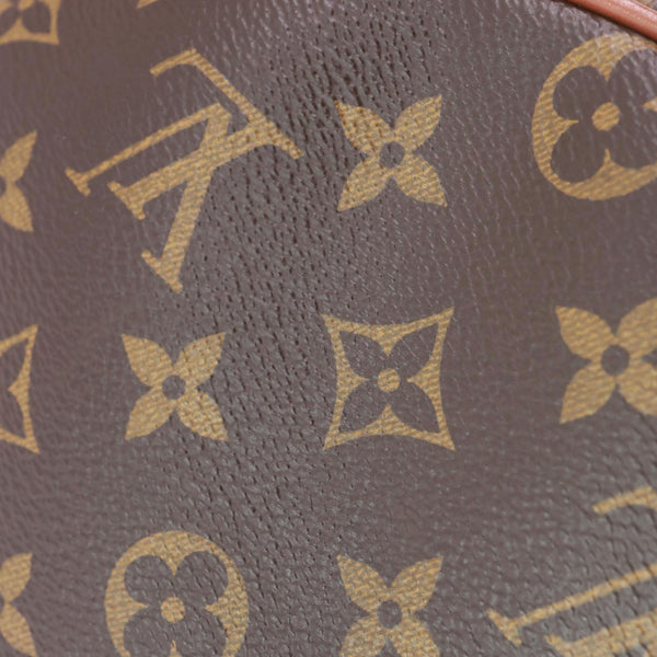 LOUIS VUITTON Loop Reverse Monogram Canvas Hobo Shoulder Bag Brown