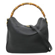 GUCCI Diana Medium Leather Top Handle Shoulder Bag Black 746124