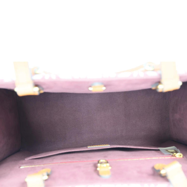 LOUIS VUITTON Since 1854 Onthego GM Jacquard Shoulder Bag Red