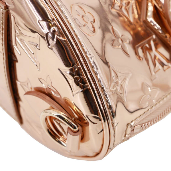 LOUIS VUITTON Speedy Bandouliere 25 Monogram Miroir Leather Shoulder Bag Copper