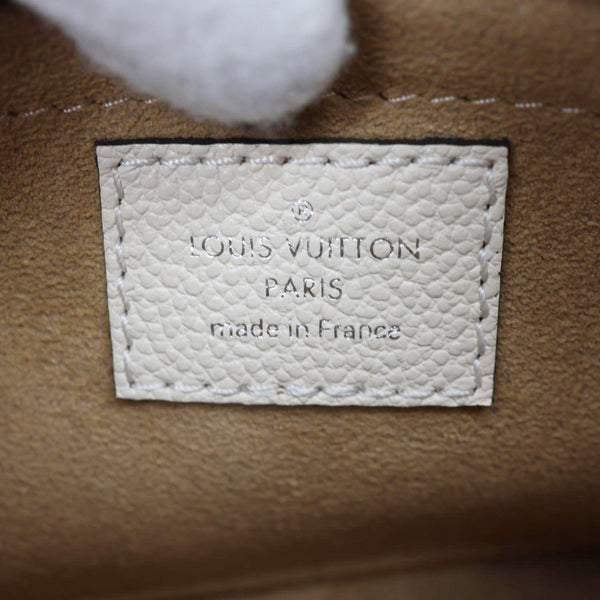 LOUIS VUITTON Marellini Epi Leather Shoulder Bag Quartz White